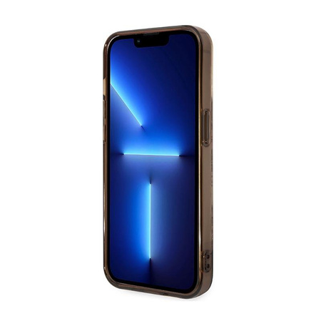 Guess Porcelain Collection - Tasche für iPhone 14 Pro Max (Ocker)