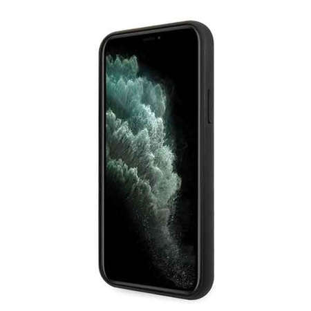 Guess Márvány üveg arany csillogás - iPhone 11 Pro tok (fekete)