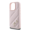 Karl Lagerfeld Quilted Signature - Case for iPhone 16 Pro (pink)