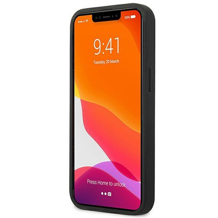 AMG Leather Hot Stamped - pouzdro pro iPhone 14 Plus (černé)