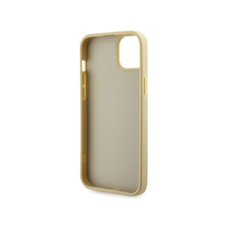 Guess Rhinestone Triangle - Case for iPhone 14 (Gold)