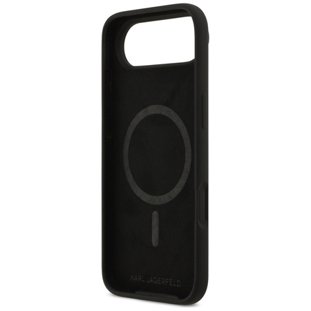 Etui do iPhone Air do MagSafe Karl Lagerfeld Oryginalne Czarne Silikonowe