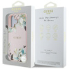 Guess Grained Printed Flower Pattern MagSafe - Case for iPhone 16 (pink)