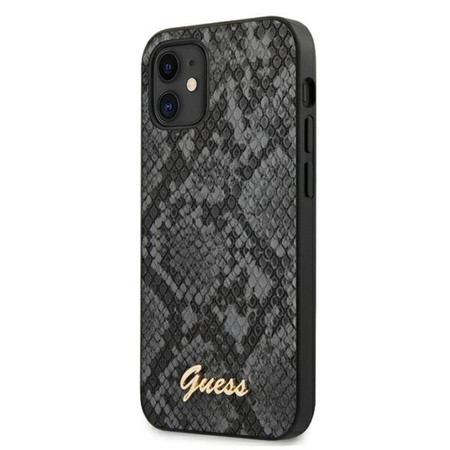 Guess Python Collection - pouzdro pro iPhone 12 mini (černé)