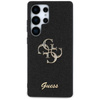 Guess Fixed Glitter Big 4G Metal Logo - étui pour Samsung Galaxy S25 Ultra (noir)