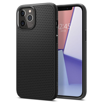 Spigen Liquid Air - pouzdro pro iPhone 12 Pro / iPhone 12 (černé)