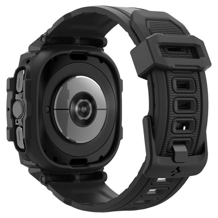Spigen Rugged Armor Pro - Bracelet + étui pour Samsung Galaxy Watch Ultra 47 mm (Noir mat)