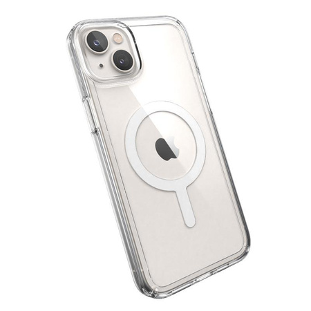 Speck Gemshell + MagSafe - Case for iPhone 15 Plus / iPhone 14 Plus with MICROBAN coating (Clear)