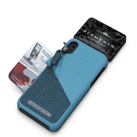 Nordic Elements Saeson Freja - Anyag tok iPhone Xs Max (Petrol)