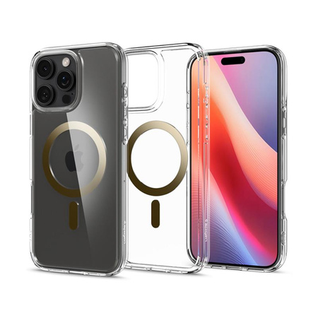 Spigen Ultra Hybrid Mag MagSafe - Pouzdro pro iPhone 16 Pro Max (Gold)