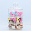 Alpina - Glass container / jar for sweets, 3 levels, 12x23 cm