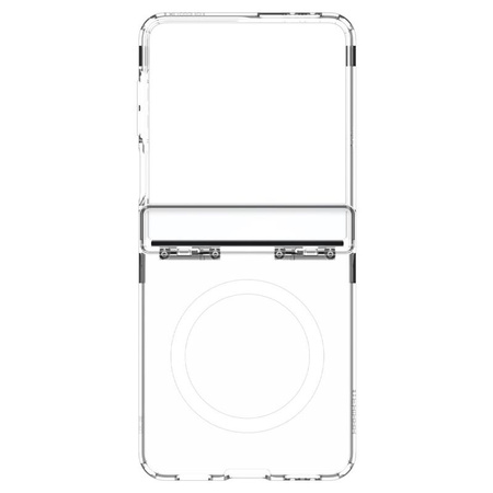 Spigen Ultra Hybrid Pro Mag MagSafe - Gehäuse für Samsung Galaxy Z Flip 7 (Klar/Weiß)
