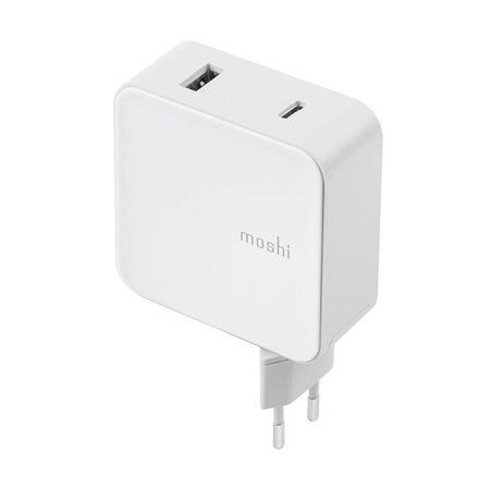 Moshi ProGeo USB-C PD fali töltő - USB-C Power Delivery + USB fali töltő, 42W (EU)
