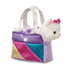 Fancy Pals – Peluche Principessa Gatto con Corona Rosa in Borsa Arcobaleno 20 cm Eco-Friendly