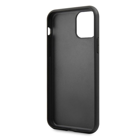 Guess Dupla rétegű csillogó tok Peony G - iPhone 11 tok (fekete)