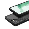 Crong Hybrid Clear Cover - Samsung Galaxy S22 tok (fekete)