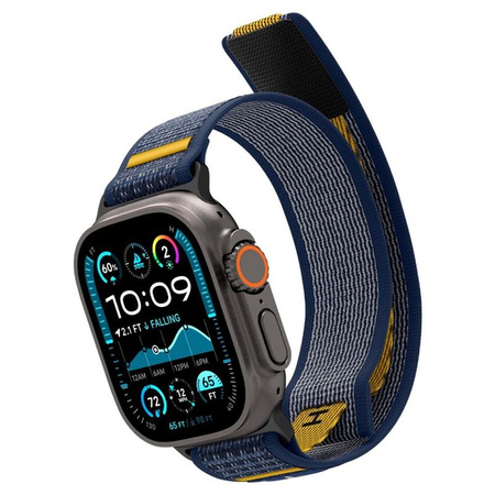 Spigen Athlex Air - Bracelet pour Apple Watch 44/45/46/49 mm (Active Navy)