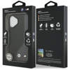 Etui do iPhone 17 do MagSafe BMW M Oryginalny Skórzany Czarny Pokrowiec