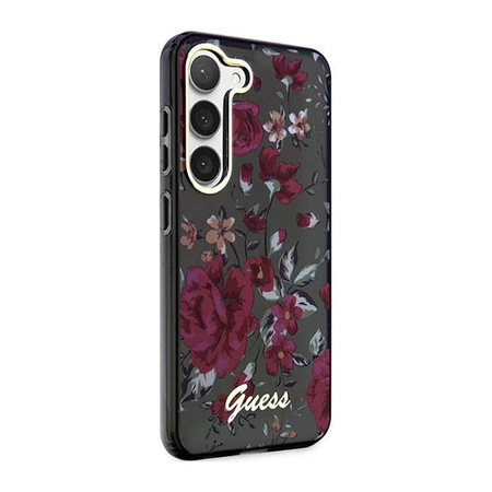 Guess Flower Collection - Case for Samsung Galaxy S23+ (Khaki)