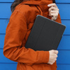 STM Dux Plus Duo - Gepanzerte Hülle für iPad 10.2" (2021-2019) MIL-STD-810G mit Apple Pencil Ladefunktion (Schwarz)