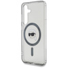 Karl Lagerfeld Taste Karl Kopf gedruckt Logo MagSafe - Samsung Galaxy S25 Fall (schwarz)