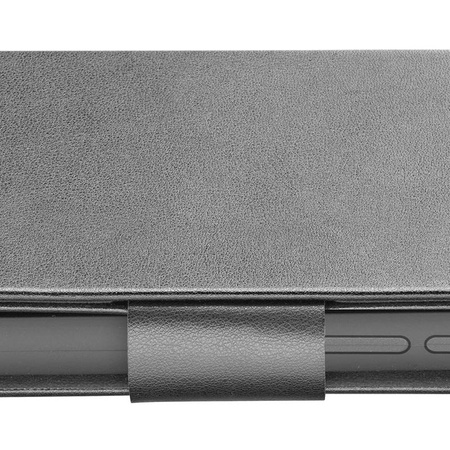 Cellularline Book Agenda - Étui pour iPhone 15 avec revêtement MICROBAN (noir)