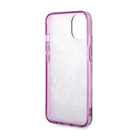 Guess Porcelain Collection - Tasche für iPhone 14 Plus (Fuchsia)
