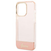 Guess Translucide - Coque iPhone 14 Pro (rose)