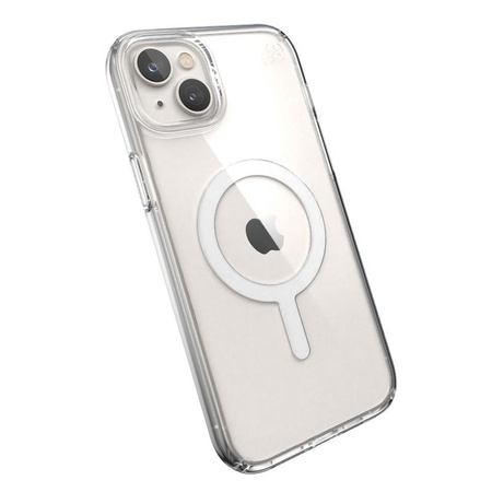 Speck Presidio Perfect-Clear + MagSafe - Case for iPhone 15 Plus / iPhone 14 Plus (Clear)