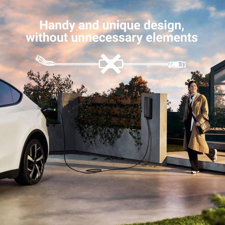 Green Cell - GC Habu EV 11 kW 7 m Type 2 CEE chargeur mobile pour la recharge des VE PHEV 2in1 Wallbox avec GC app