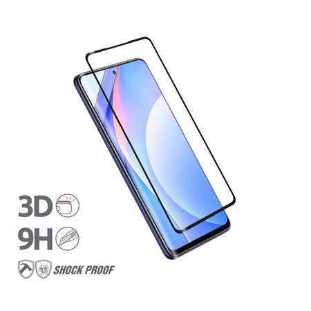 Crong 3D Armor Glass - Vetro temperato 9H Full Glue per l'intero schermo dello Xiaomi Mi 10T Lite