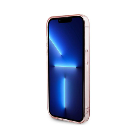 Karl Lagerfeld Monogram Choupette - pouzdro pro iPhone 15 Pro Max (růžové)