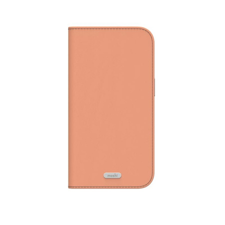 Moshi Overture MagSafe - Leather 3-in-1 Flip Case iPhone 17 Pro (Misty Coral)