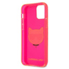 Karl Lagerfeld Choupette Head - pouzdro pro iPhone 12 Pro Max (Fluo Pink)