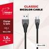 Energizer Classic - USB-A to Micro USB connecting cable 1.2m (Black)