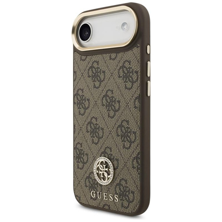 Guess 4G Strass Logo MagSafe - Case iPhone Air (Brown)