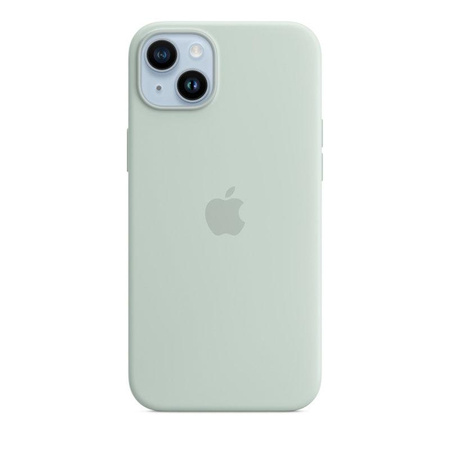 Silikonové pouzdro Apple - Silikonové pouzdro s MagSafe pro iPhone 14 Plus (agáve)