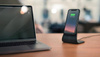 XVIDA (POWER 2) Wireless Charging Desk Stand - Ładowarka indukcyjna Qi 7.5W na biurko, aluminium (czarny)