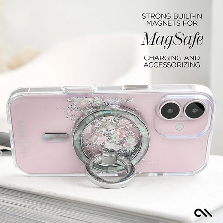 Case-Mate Karat MagSafe - iPhone 16 Plus gyöngyházzal díszített tok (A Touch of Pearl)