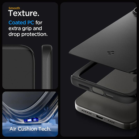 Spigen Thin Fit - Case for iPhone 15 Pro (Black)