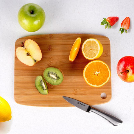 Alpina - Planche à découper en bois de bambou 30x23 cm