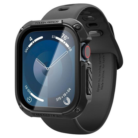 Spigen Tough Armor - Hülle für Apple Watch 10 46 mm (Schwarz)