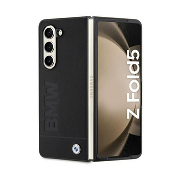 BMW Signature Logo Imprint - pouzdro pro Samsung Galaxy Z Fold 5 (černé)