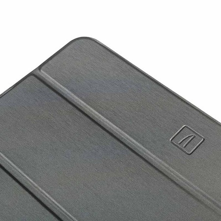 Tucano Satin Case - tok iPad 11" (2025) / iPad 10.9" (2022) készülékhez mágneses és állványos tok Apple Pencil tartóval (szürke)