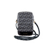Guess Zip GCube alsó csíkos - telefon táska (fekete)