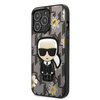 Karl Lagerfeld Iconic Karl Flower - pouzdro pro iPhone 13 Pro (šedé)