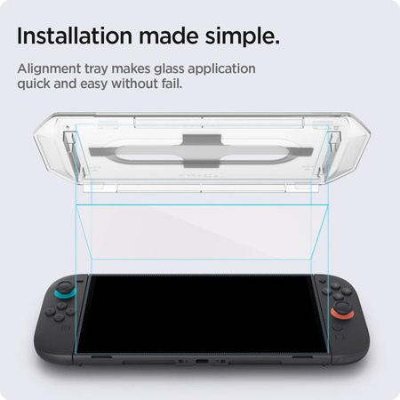 Spigen Glas.TR EZ Fit 2-Pack - Verre trempé pour Nintendo Switch 2 (2 pièces)
