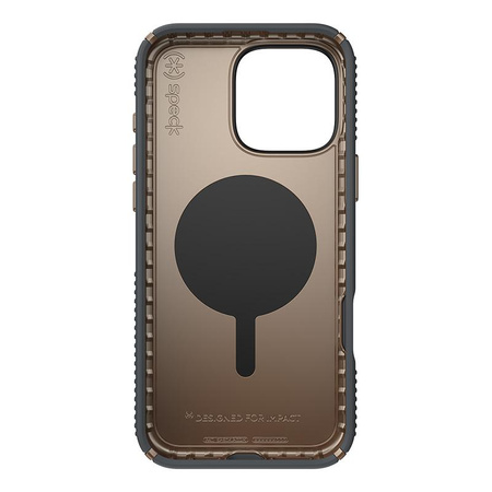 Speck Presidio2 Grip ClickLock & MagSafe - iPhone 16 Pro Max tok (szénszürke / hideg bronz / fehér)