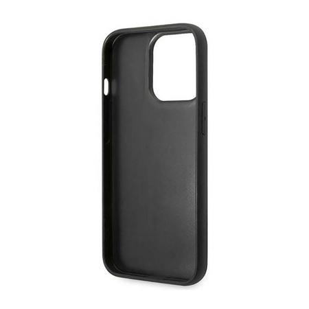 Karl Lagerfeld Puffy Elongated Logo - Etui iPhone 14 Pro (czarny)