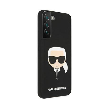 Karl Lagerfeld Silikon Ikonik Karl`s Head - Samsung Galaxy S22+ Tasche (schwarz)